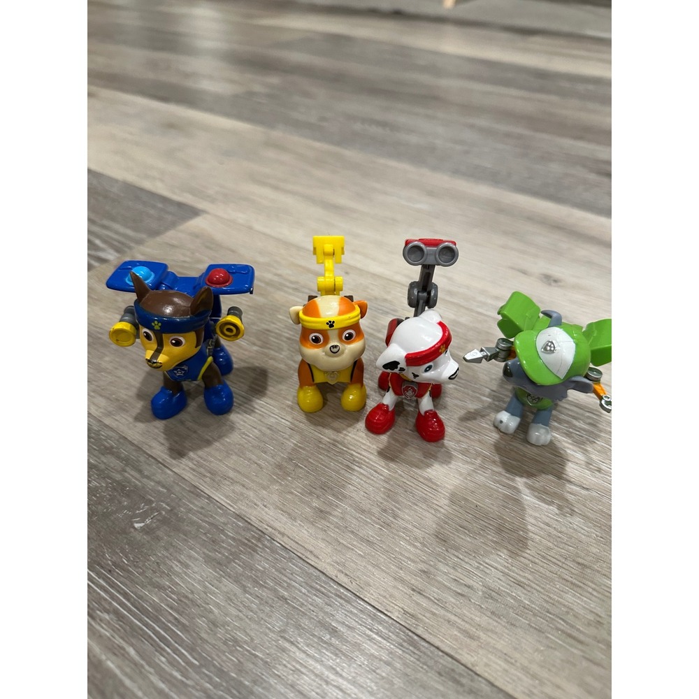 PAW Patrol Action Pack Figures Chase Marshall Rubble Rocky Lot